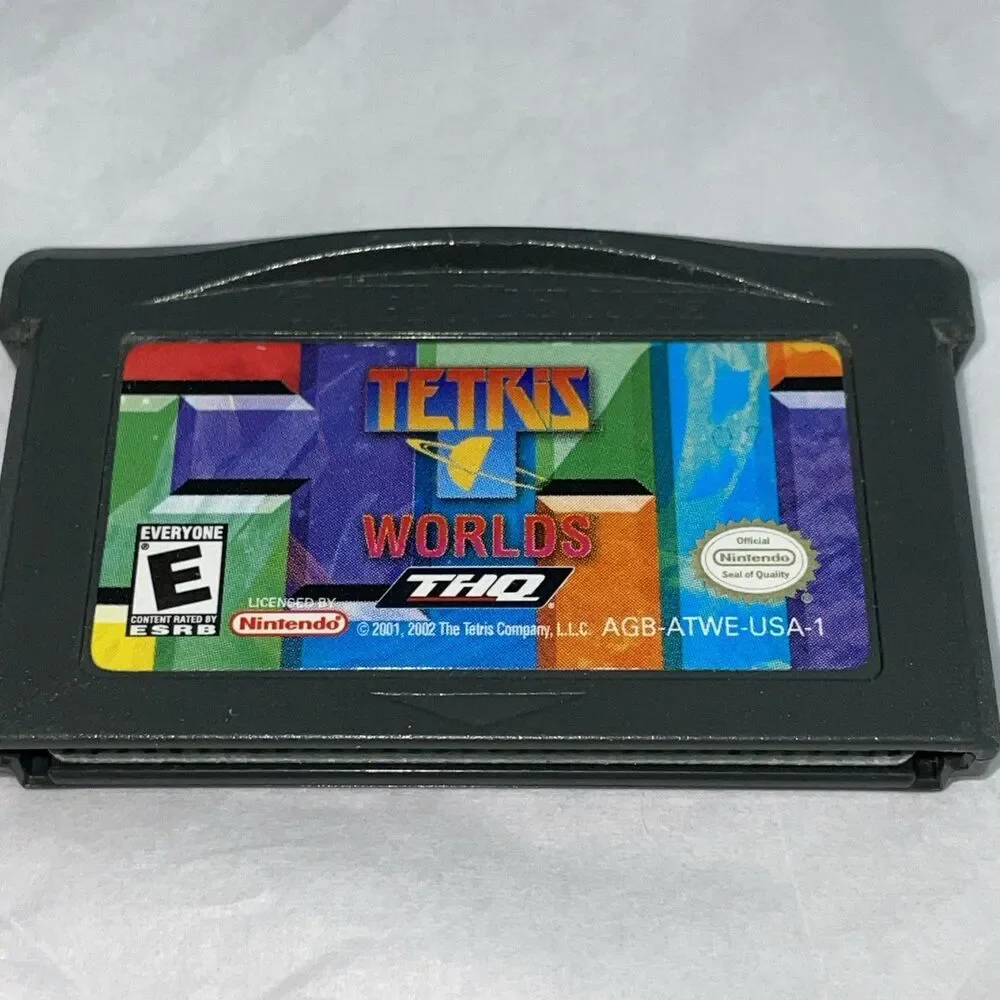 Tetris Worlds Nintendo Game Boy Advance GBA Cartridge Tested Working